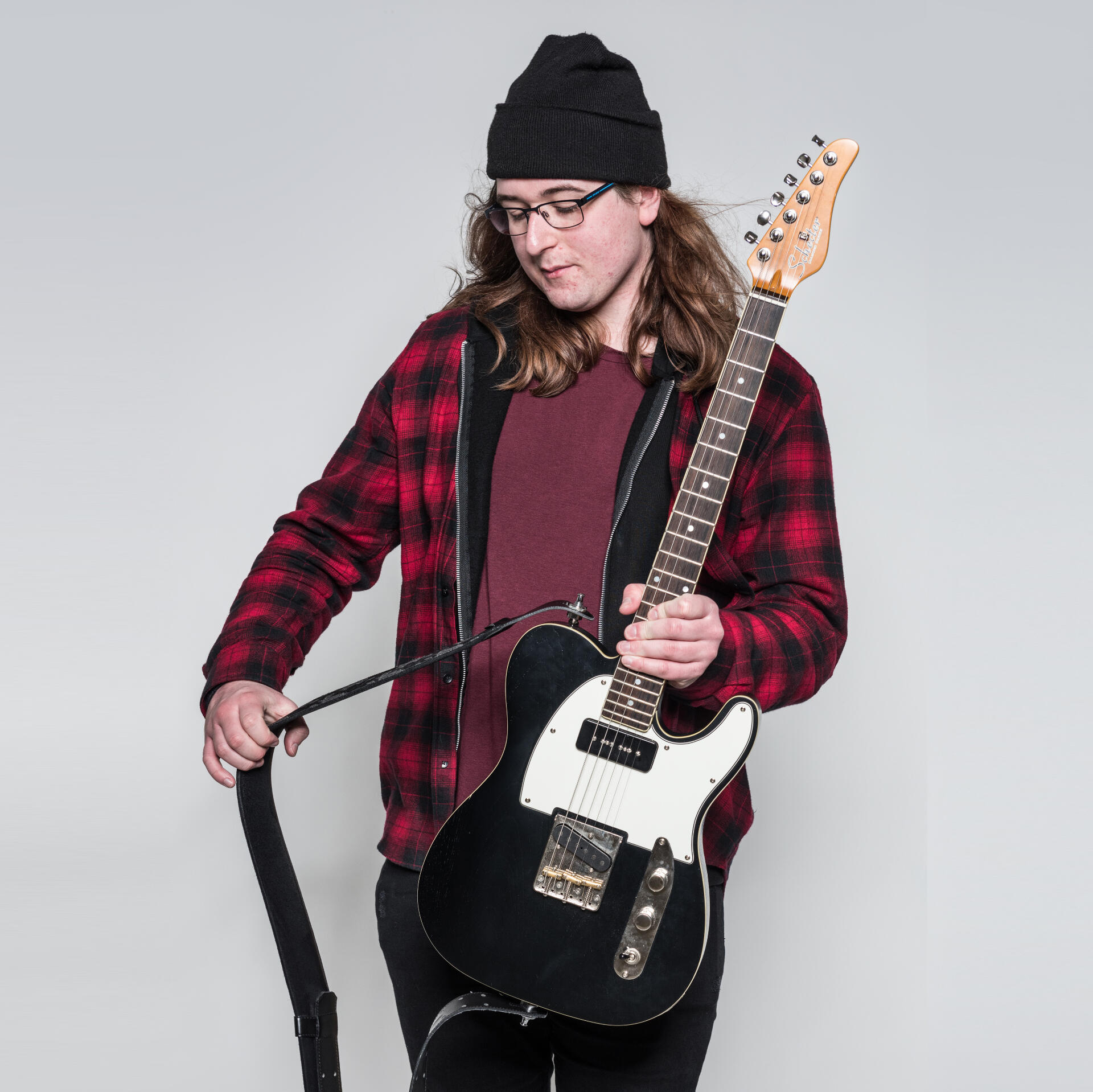 Chris Illingworth Guitar photoshoot with Colin Hawkins in Bath, UK